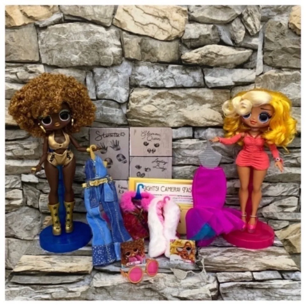 Exclusive LOL Surprise OMG Movie Magic Studios Dolls Pets Award Accessories Lot
